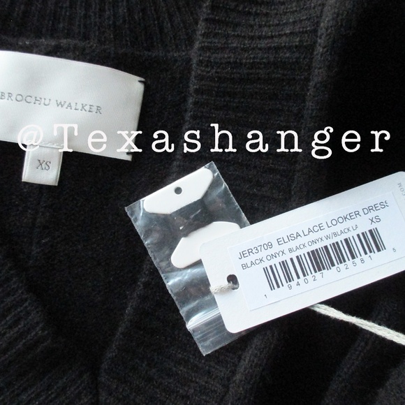 NWT Brochu Walker The Elisa Lace Looker Dress XS Black - Picture 14 of 14